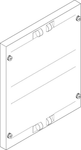 ABN Abdeckplatte 250x300mm 1FB/2RE FAG12N10 (VE10)