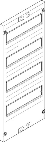 ABN Abdeckplatte 250x600mm 1FB/4RE FAO1422N