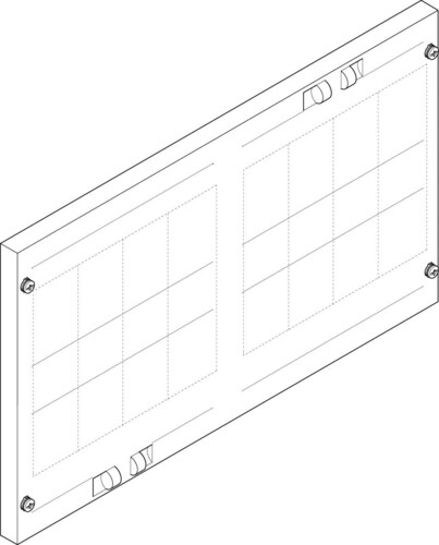ABN Abdeckplatte 500x300mm 2FB/2RENH FAP22709N