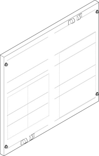 ABN Abdeckplatte 500x450mm 2FB/3RE FAP23519N