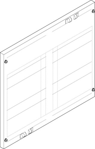 ABN Abdeckplatte 500x450mm 2FB/3RE FAP23722N