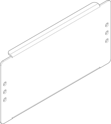 ABN Montageplatte 200x100mm 1FB/1RE FM11N