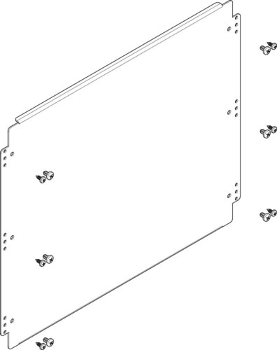 ABN Montageplatte 494x400mm 2FB/3RE FMA23N