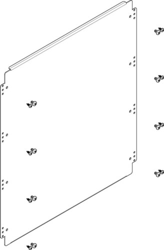 ABN Montageplatte 494x550mm 2FB/4RE FMA24N