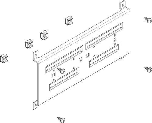 ABN Montagetraverse flach 1FB/2RE_NH FMT12309FN