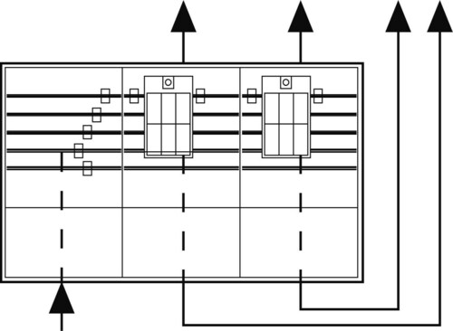 ABN Einspeisegehäuse 5-polig 2x NH00 GAG3312N ABN Einspeisegehäuse 5-polig 2x NH00 GAG3312N