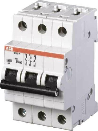 ABB Stotz S&J Sicherungsautomat K,15-25kA,6A,3P S203P-K6