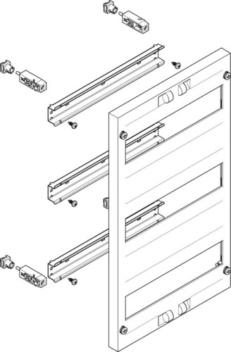 ABN ESPRO-Modul flach BxH:250x450mm MF1320