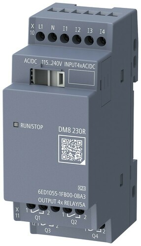 Siemens Dig.Industr. LOGO! DM8 230R für LOGO! 9 6ED1055-1FB00-0BA3 Siemens Dig.Industr. LOGO! DM8 230R für LOGO! 9 6ED1055-1FB00-0BA3
