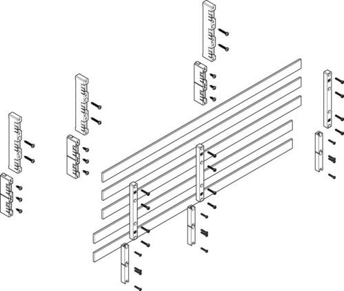 ABN Sammelschienen-Modul flach 3FB/3RE MFSC33645