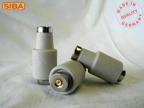 Siba Diazed-Sicherungseinsatz DII 10A gG 500V E27 1000504.10H Siba Diazed-Sicherungseinsatz DII 10A gG 500V E27 1000504.10H