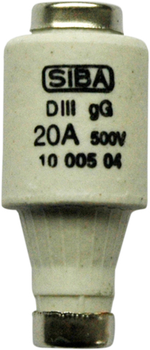 Siba Diazed-Sicherungseinsatz DIII 20A gL 660V E33 1003204.20