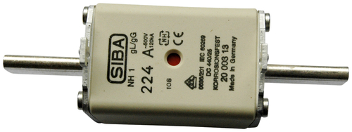 Siba NH-Sicherungseinsatz 10A NH1/0 gG 500V 2000313.10 Siba NH-Sicherungseinsatz 10A NH1/0 gG 500V 2000313.10