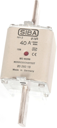 Siba NH-Sicherungseinsatz 63A NH2 gB 500V 2000403.63 Siba NH-Sicherungseinsatz 63A NH2 gB 500V 2000403.63