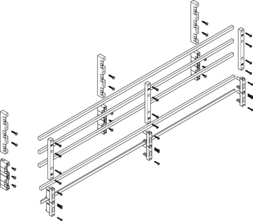 ABN Sammelschienen-Modul tief 4FB/3RE MTSC43735