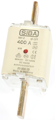 Siba NH-Sicherungseinsatz 50A NH2/0 gG 500V 2000413.50 Siba NH-Sicherungseinsatz 50A NH2/0 gG 500V 2000413.50