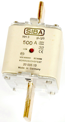 Siba NH-Sicherungseinsatz NH3 425A gB 500V 2000503.425 Siba NH-Sicherungseinsatz NH3 425A gB 500V 2000503.425