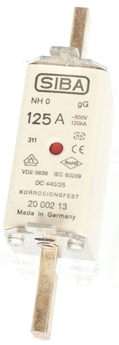 Siba NH-Sicherungseinsatz 160A NH0 aM 690V 2021008.160