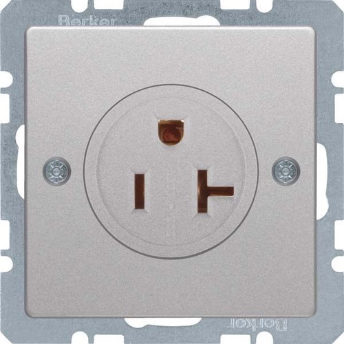 Berker Steckdose SK NEMA 5-20 R Q.1/Q.3 aluminium 41686084
