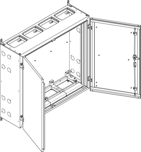 ABN Wandgehäuse geerdet IP55 NT46E