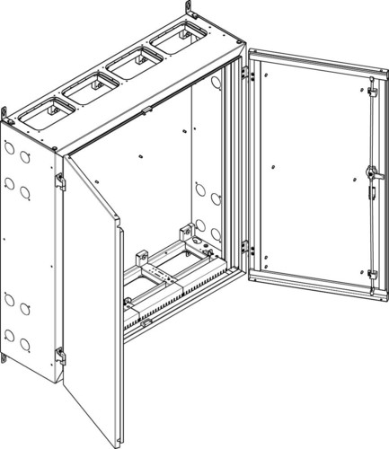 ABN Wandgehäuse geerdet IP55 NT47E