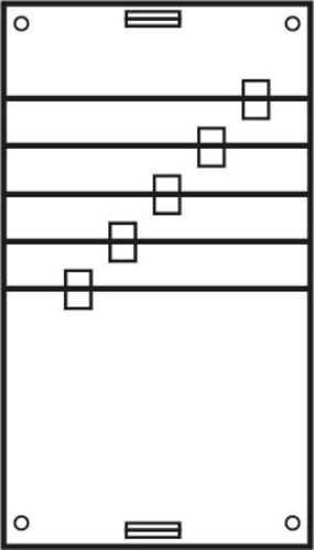 ABN Sammelschienen-Feld 5-polig Luxemburg PAR250N ABN Sammelschienen-Feld 5-polig Luxemburg PAR250N