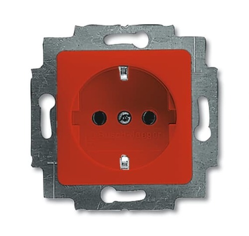 Busch-Jaeger Steckdosen-Einsatz rot 20 EUCQ-217-101 Busch-Jaeger Steckdosen-Einsatz rot 20 EUCQ-217-101