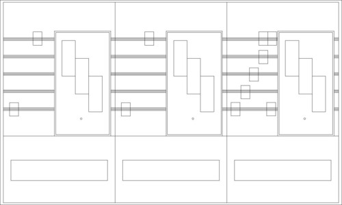ABN Sammelschienen-Feld 5-polig PAR363N ABN Sammelschienen-Feld 5-polig PAR363N