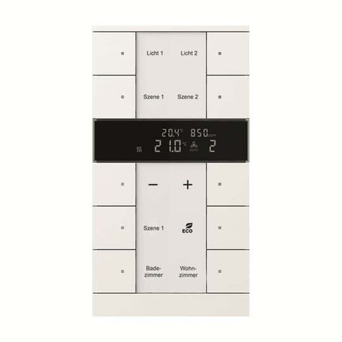 Busch-Jaeger HVAC/CO2-Gerät 10fach, BE,studio/ws SBC/U10.0.11-884