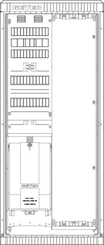 ABN Zähleranschlussschrank SAS APZ 5pol SZ130AL0502