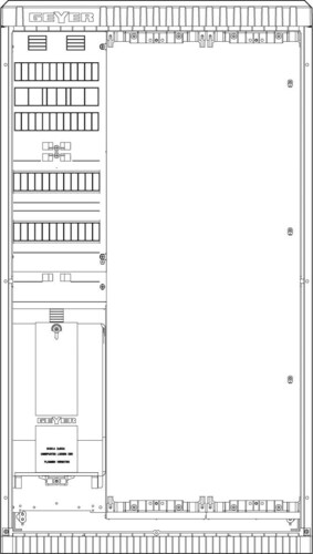 ABN Zähleranschlussschrank SAS APZ 5pol SZ131AL0502