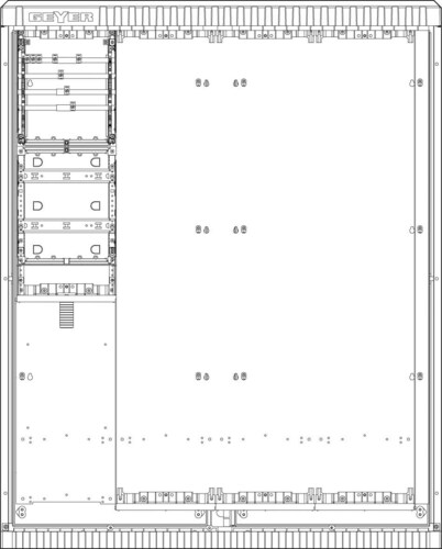 ABN Zähleranschlussschrank SAS APZ 4pol SZ132AL0400