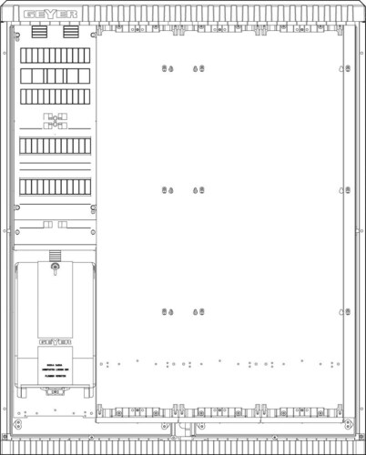 ABN Zähleranschlussschrank SAS APZ 4pol SZ132AL0402
