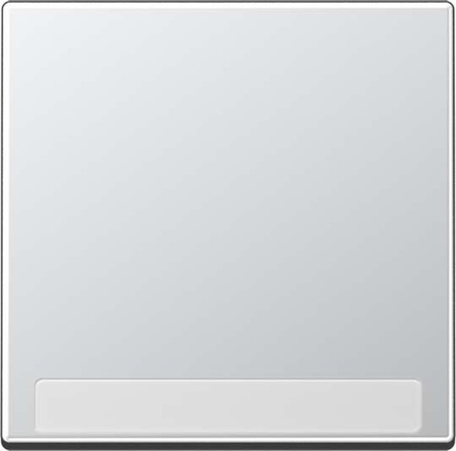 Jung Wippe mit Schriftfeld 1-fach ch, aluminium A 590 BF NA AL