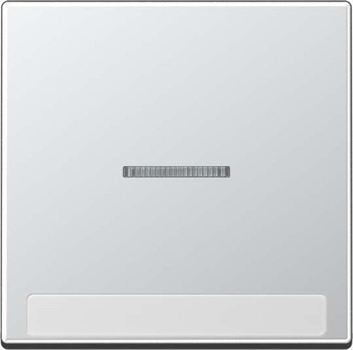 Jung Wippe mit Schriftfeld 1-fach ch aluminium A 590 BF NA KO5 AL