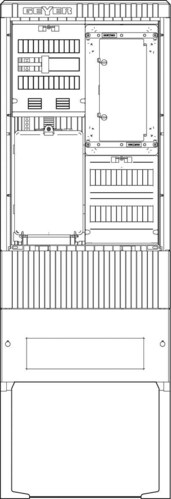 ABN Zähleranschlusssäule 1 ZP 5pol SZ175ZZ1503
