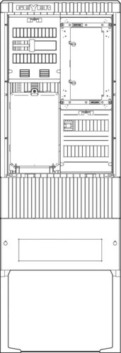 ABN Zähleranschlusssäule 1 ZP 5pol SZ175ZZ1505