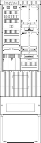 ABN Zähleranschlusssäule 1 ZP TSG APZ 5pol SZ205ZA1512