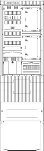ABN Zähleranschlusssäule 1 ZP TSG APZ 5pol SZ205ZA1515