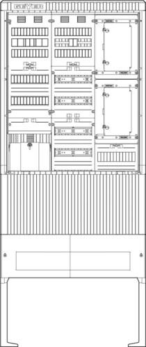 ABN Zähleranschlusssäule 2 ZPVert.5R APZ 4pol SZ207ZA2403R