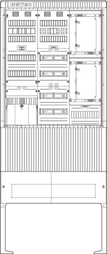 ABN Zähleranschlusssäule 2 ZPVert.5R APZ 5pol SZ207ZA2504R