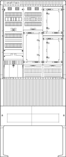 ABN Zähleranschlusssäule 2 ZPTSG APZ 5pol SZ207ZA2513