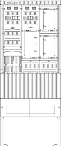 ABN Zähleranschlusssäule 3 ZP APZ 4pol SZ207ZA3401