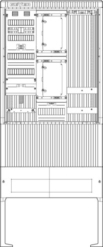 ABN Zähleranschlusssäule 2 ZPAPZ Leerpl. 4pol SZ207ZL2401A
