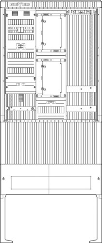 ABN Zähleranschlusssäule 2 ZPAPZ Leerpl. 5pol SZ207ZL2501A