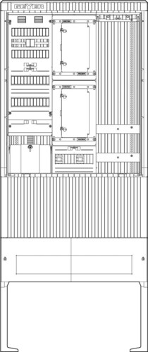 ABN Zähleranschlusssäule 2 ZPAPZ Leerpl. 5pol SZ207ZL2505A