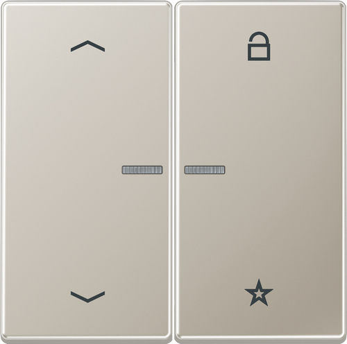 Jung eNet Funk-Steuertaste 2-fach ch, Symbol Pfeil FM ES 1701 P