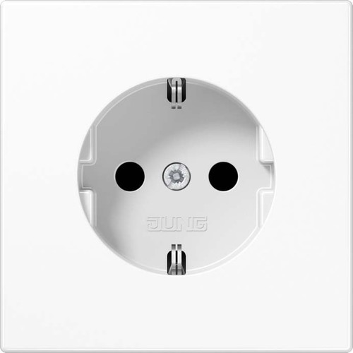 Jung SCHUKO Steckdose 16A 250V, alpinweiß LS 1521 WW