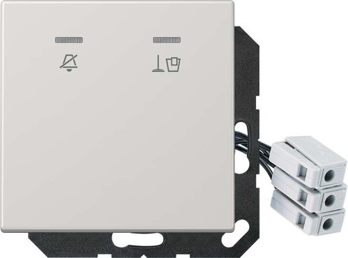 Jung Hotelabdeckung mit LED-Einheit 230V LS CU KO5 M 230 LG