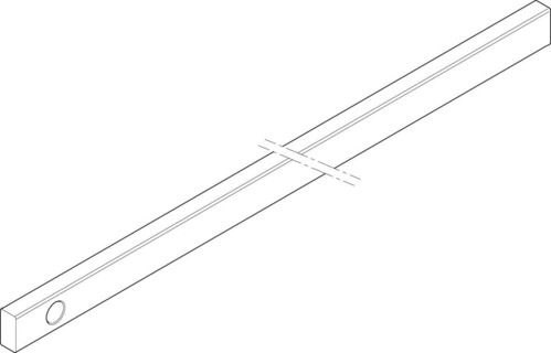 ABN Cu-Schiene 4FB 20x10x1040mm XCUW124E